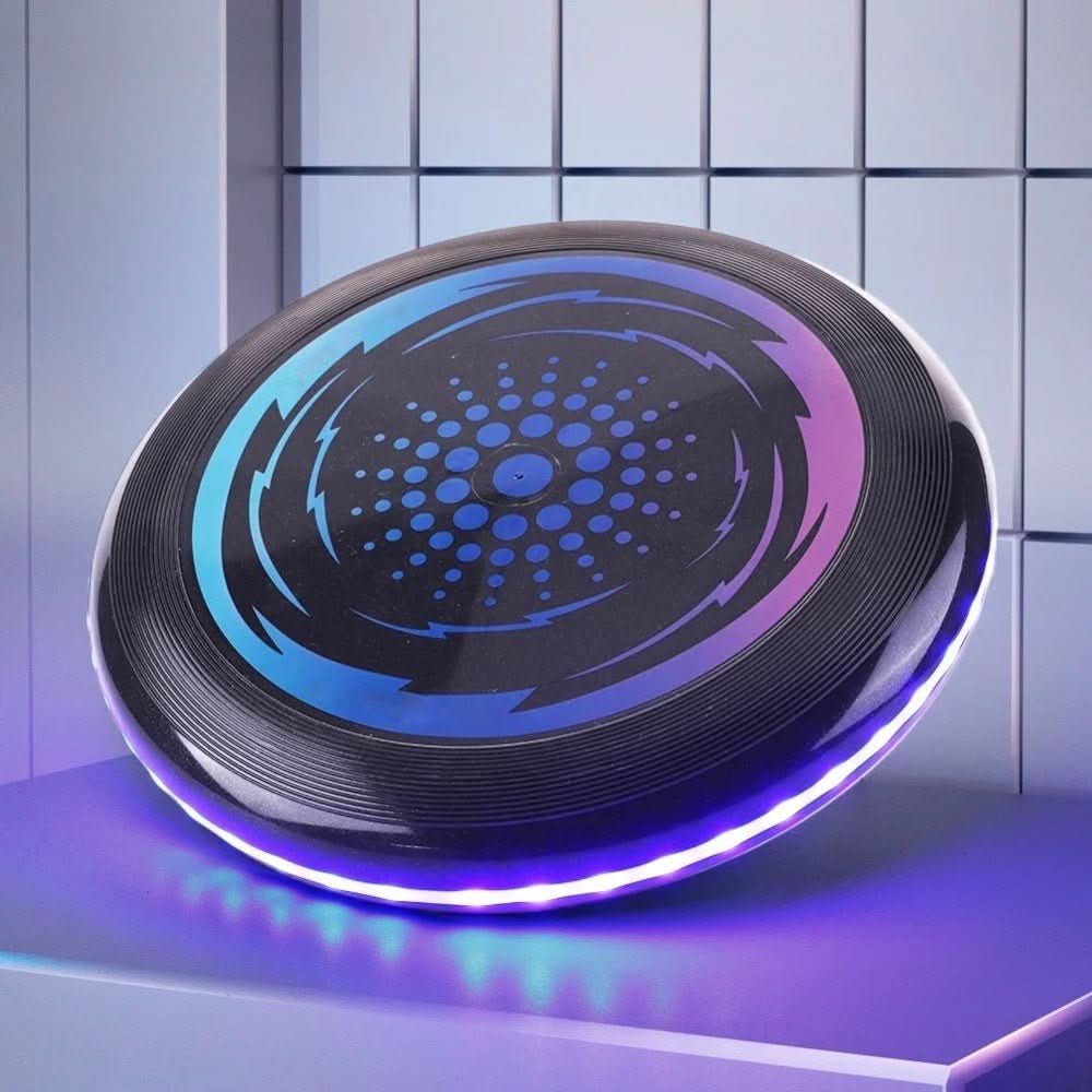 LumaFlight LED Glowing Frisbee For Night Games And Outdoor Fun