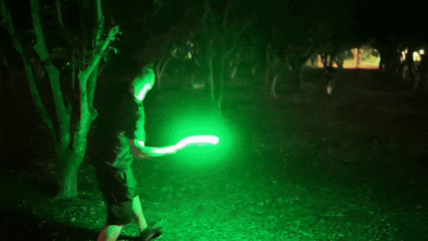LumaFlight LED Glowing Frisbee For Night Games And Outdoor Fun