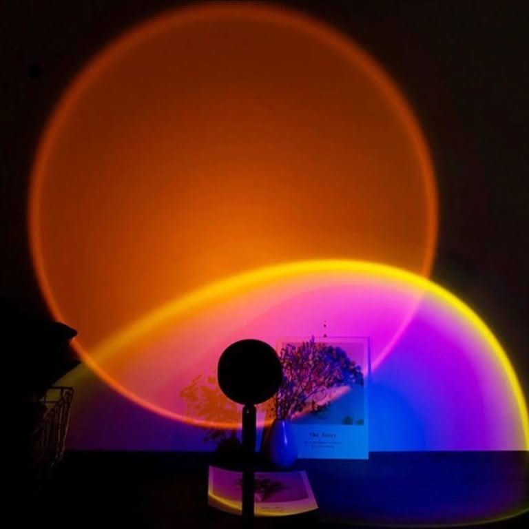 Aurora Glow Solnedgangslampe til Stemningsfuld Indendørs Belysning