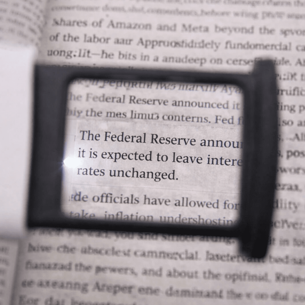 ClarityScope Foldable 4x LED Pocket Magnifier For Clear Reading And Details