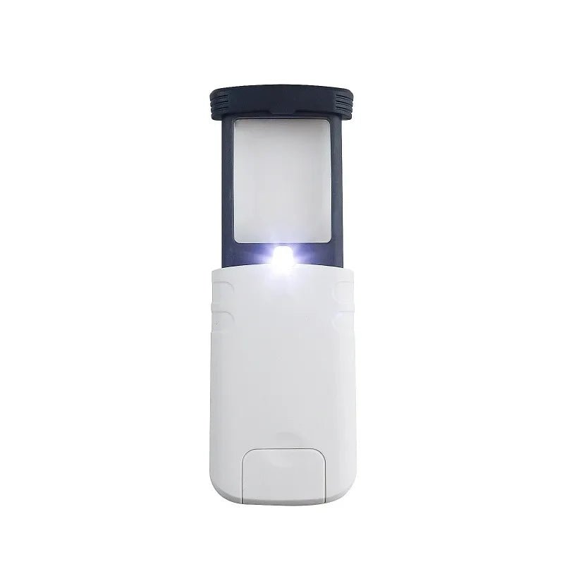 ClarityScope Foldable 4x LED Pocket Magnifier For Clear Reading And Details