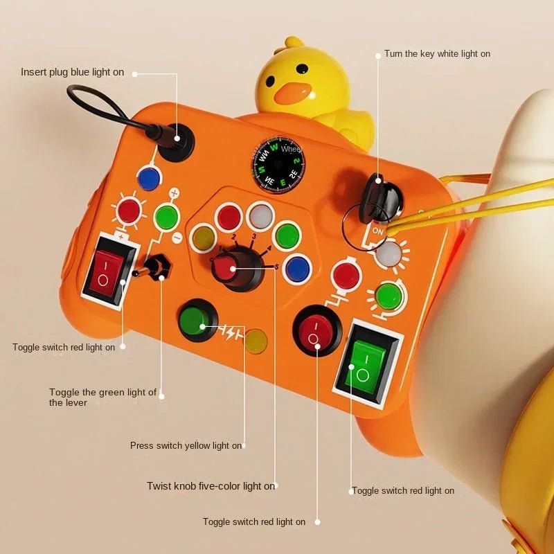 LumaNest Luminous Montessori Sensory Board For Toddlers Aged 2 To 4