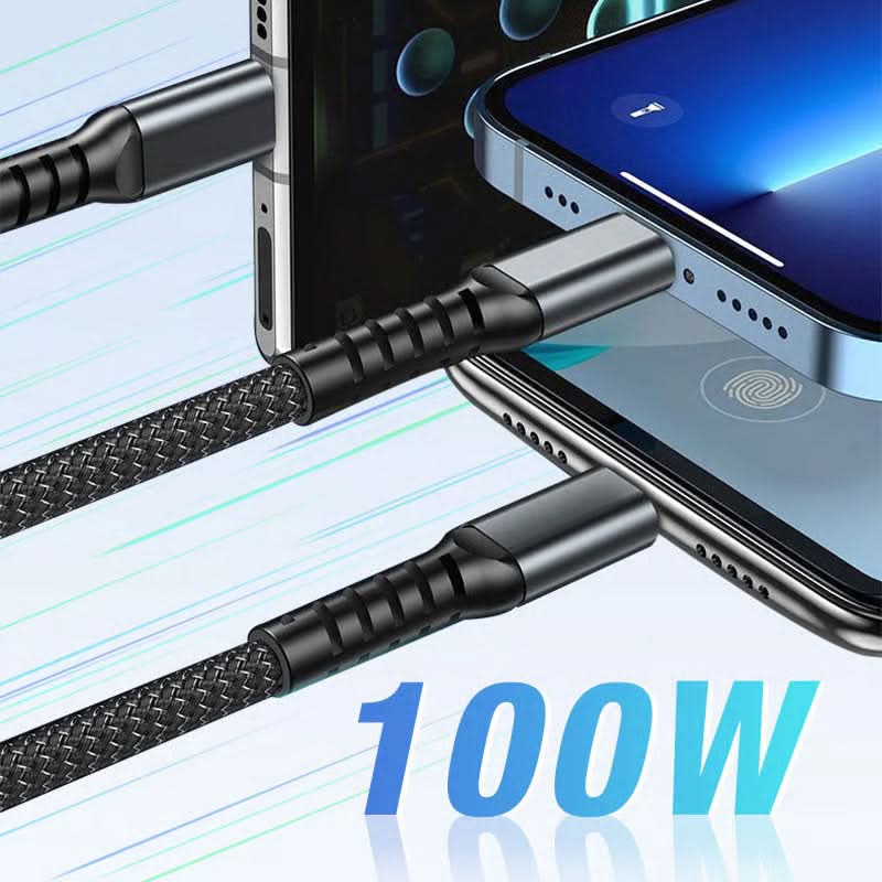 LumaCharge Transparent Led Fast Charging Cable 3-In-1
