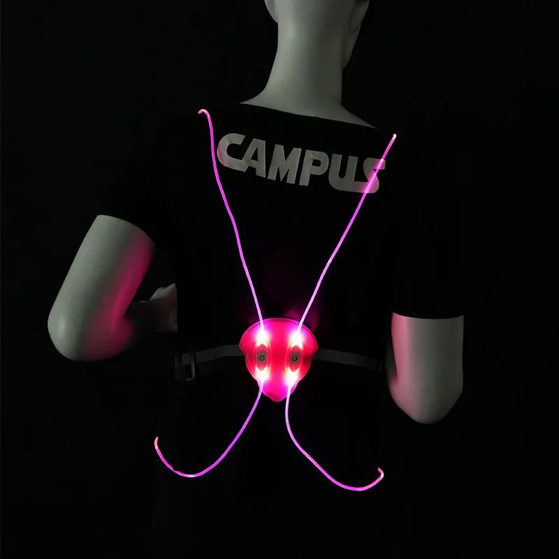 LumaSafe Reflexní LED vesta pro běhání, cyklistiku a chůzi