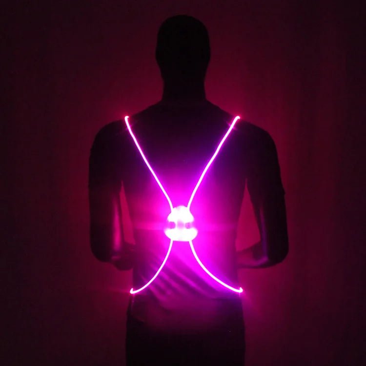 LumaSafe Reflexní LED vesta pro běhání, cyklistiku a chůzi