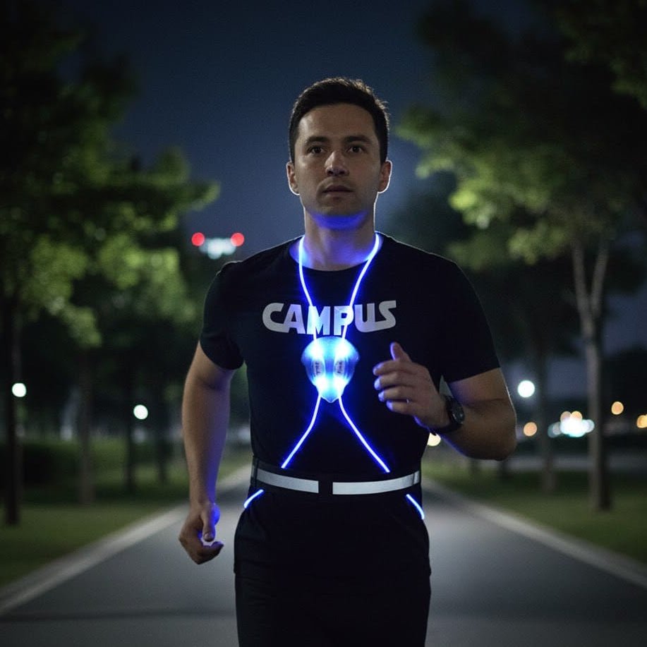 LumaSafe Reflexní LED vesta pro běhání, cyklistiku a chůzi