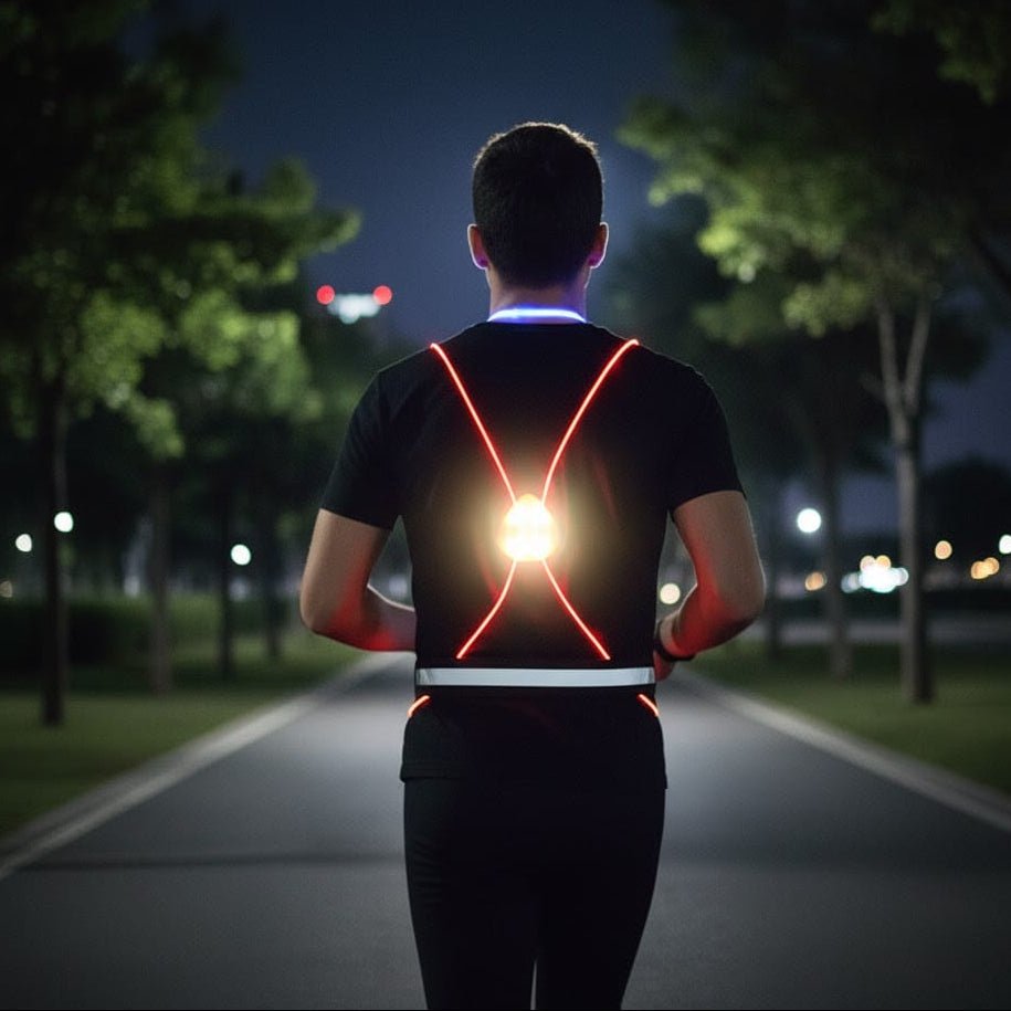 LumaSafe Reflexní LED vesta pro běhání, cyklistiku a chůzi