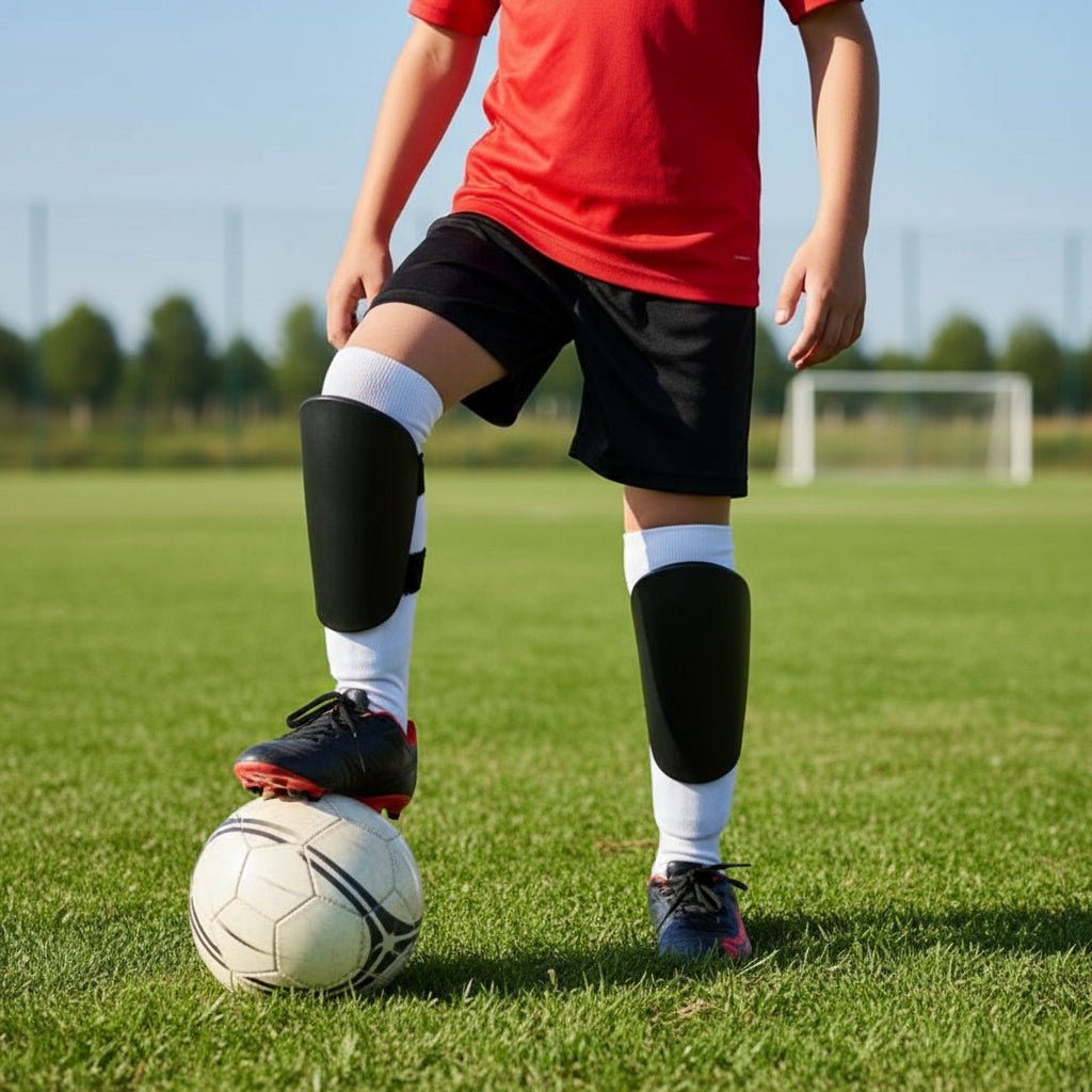 PulseGuard Lightweight Shock Absorbing Shin Guards For Soccer Training