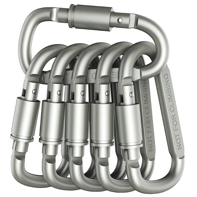 TrailClasp Lockable Aluminum Hook Set for Outdoor and Everyday Use