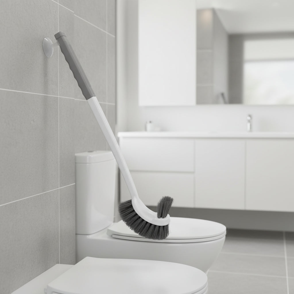 AeroReach Wall-Mounted Double-Sided Toilet Brush For Deep Cleaning