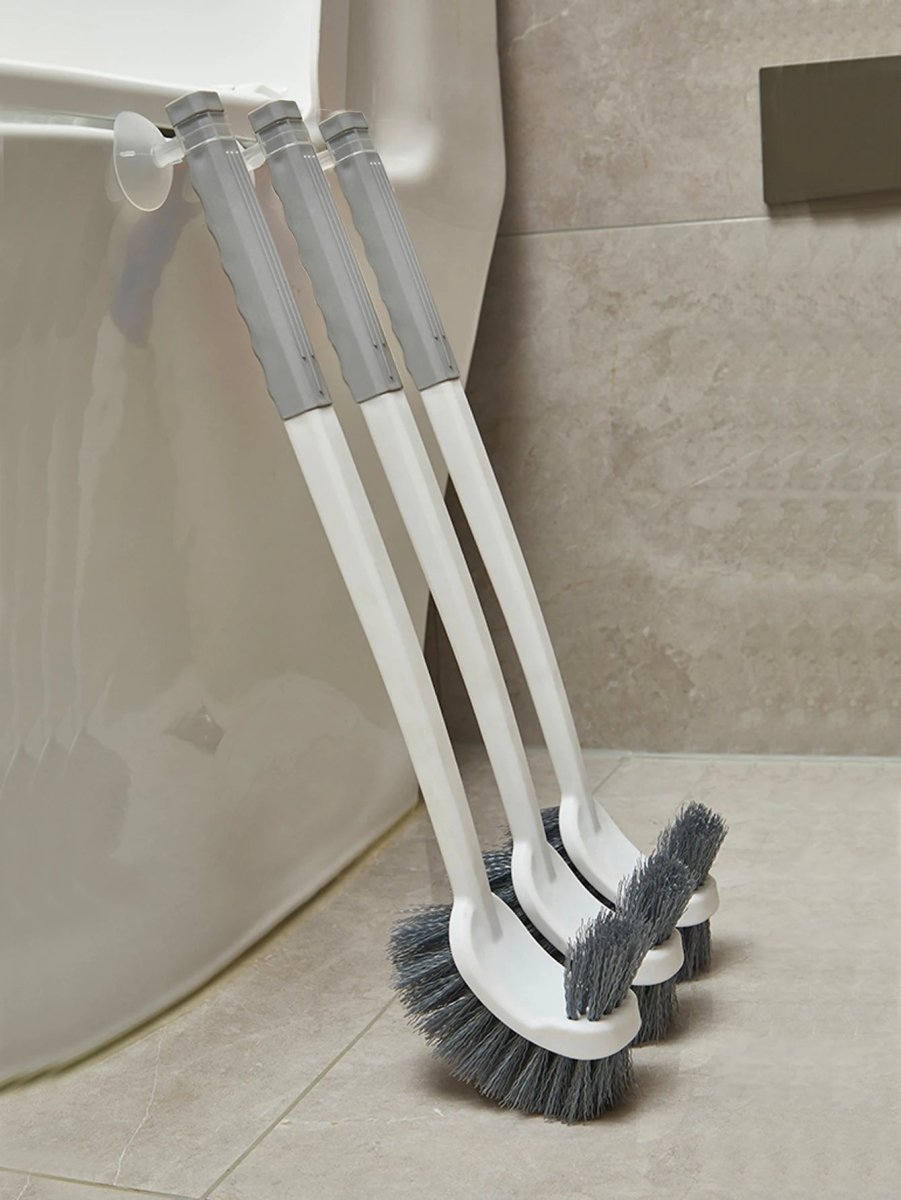 AeroReach Wall-Mounted Double-Sided Toilet Brush For Deep Cleaning