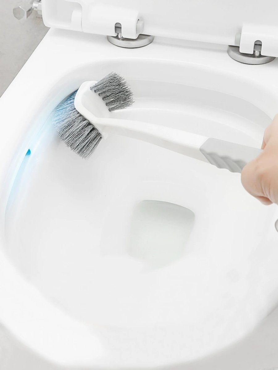AeroReach Wall-Mounted Double-Sided Toilet Brush For Deep Cleaning