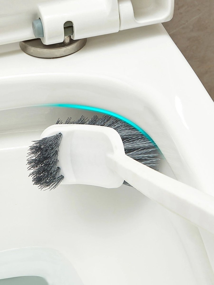 AeroReach Wall-Mounted Double-Sided Toilet Brush For Deep Cleaning