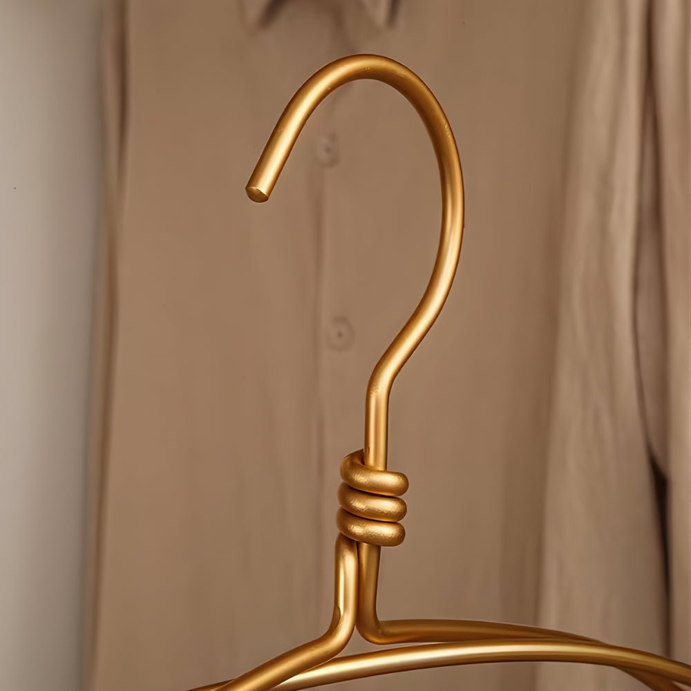 Aeronix Heavy Duty Extra Wide Aluminum Clothes Hanger Set Of Six
