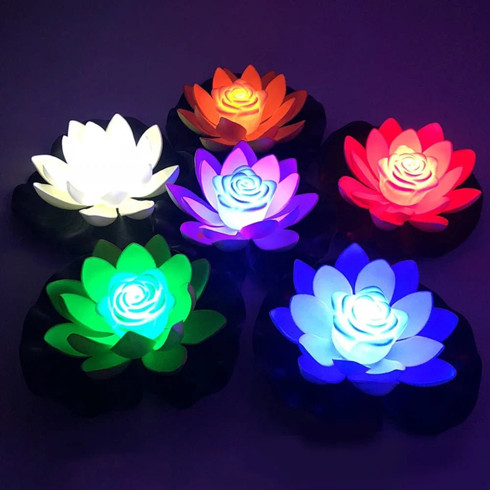 AquaGlow Yüzen LED Gölet Lambası Yumuşak Ortam Işığı ve Su Geçirmez Tasarım