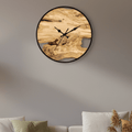 LumiAstra Klarer Acryl-Wanduhr für modernes minimalistisches Wohndekor