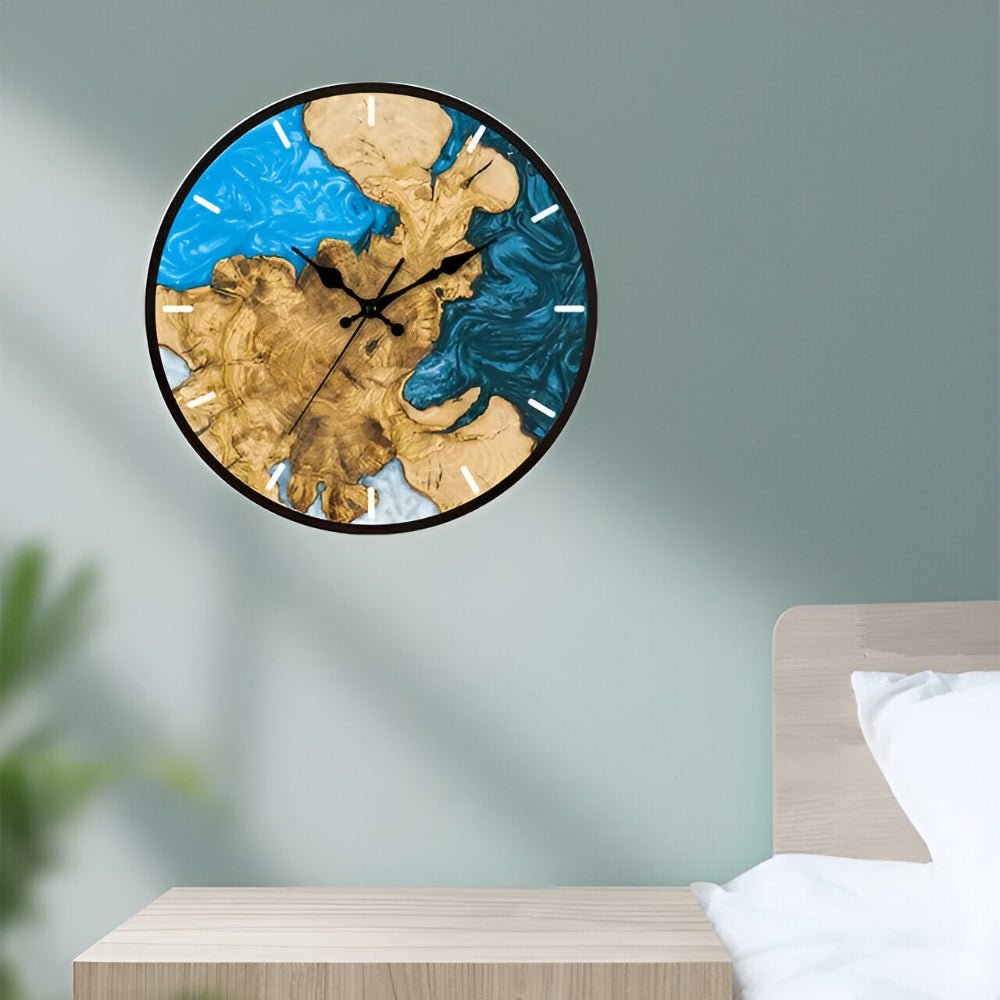 LumiAstra Klarer Acryl-Wanduhr für modernes minimalistisches Wohndekor