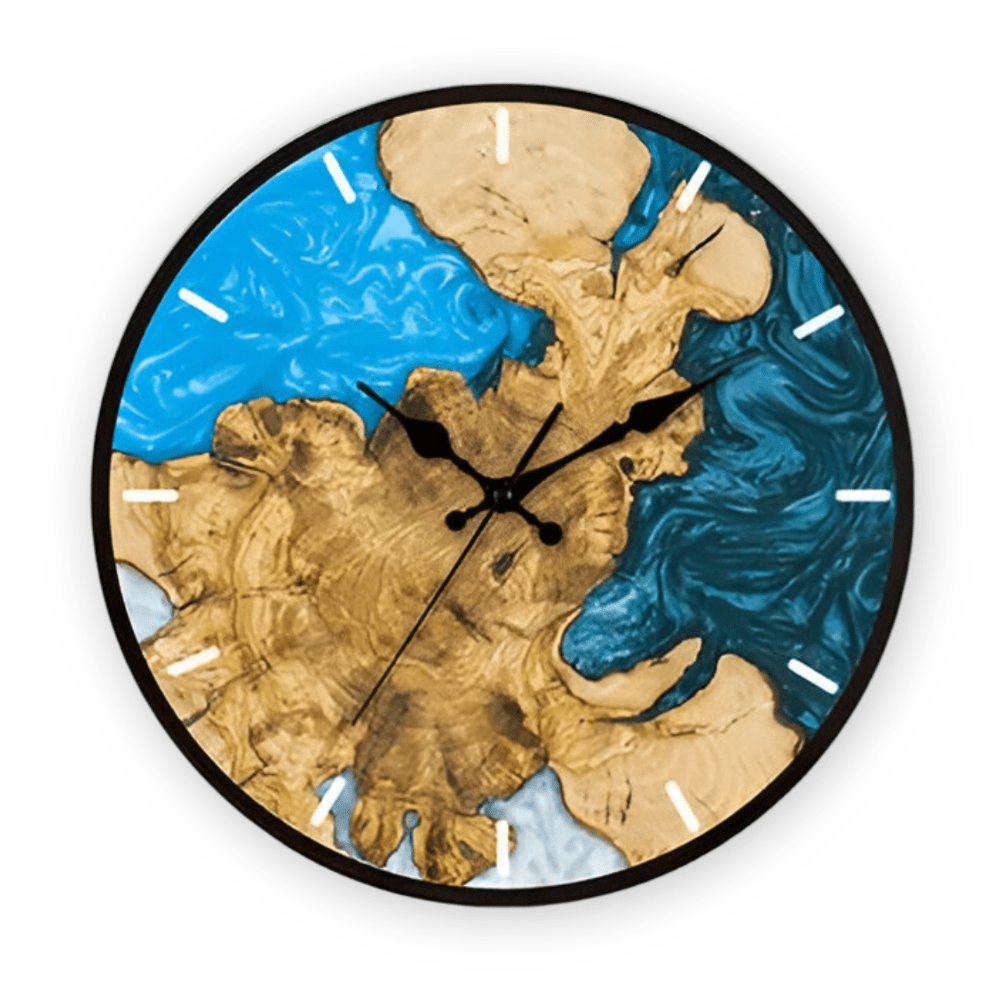LumiAstra Klarer Acryl-Wanduhr für modernes minimalistisches Wohndekor