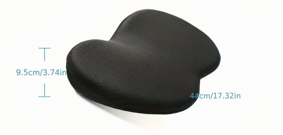 LuminaDrive Ergonomic Memory Foam Car Pillow For Back Comfort