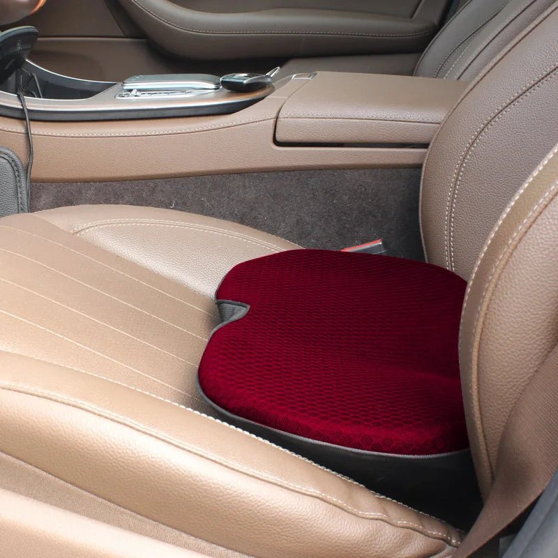 LuminaDrive Ergonomic Memory Foam Car Pillow For Back Comfort