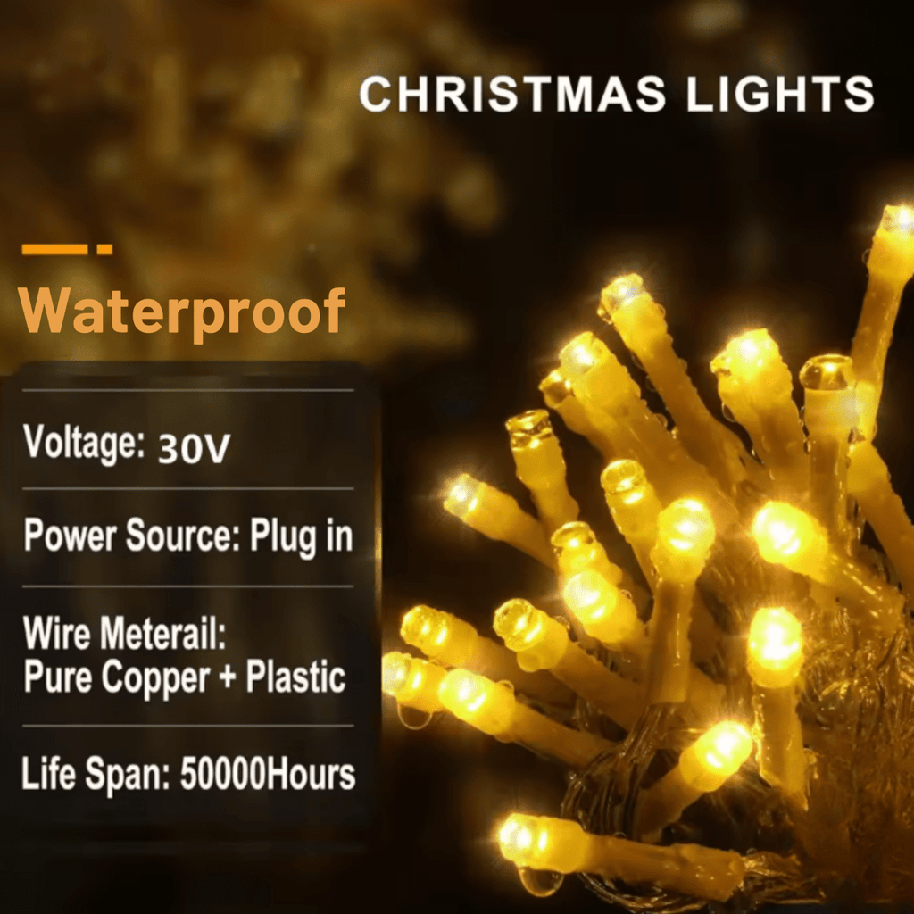 NovaHaven LED-Gartenvorhang 4 m x 0,6 m mit wetterfester Eleganz