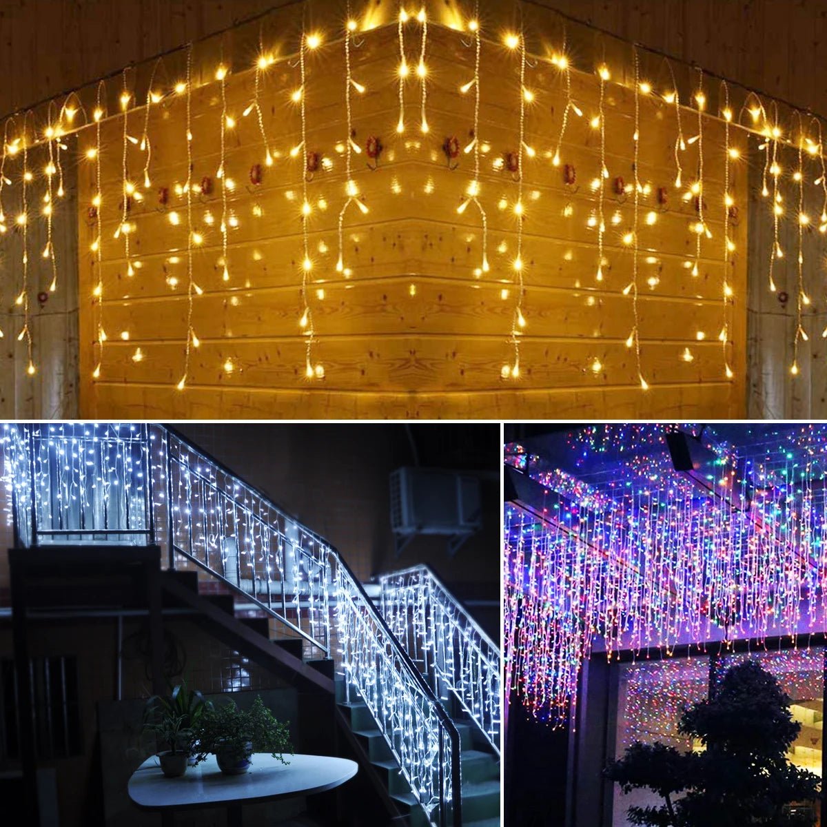 LumaLux 5m LED řetězová světla s osmi režimy pro vnitřní i venkovní použití