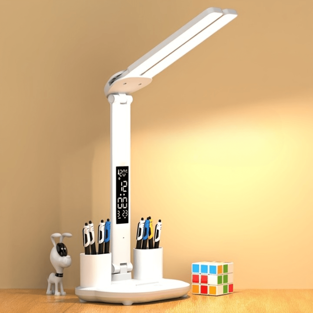 NovaLume Dual-Head LED Desk Lamp With Touch Control And USB Power Supply
