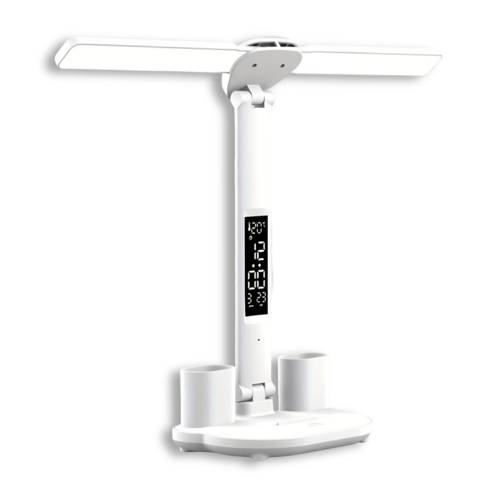 NovaLume Dual-Head LED Desk Lamp With Touch Control And USB Power Supply