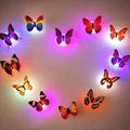NovaFlutter 3D LED Butterfly Wall Sticker for Magical Night Lighting