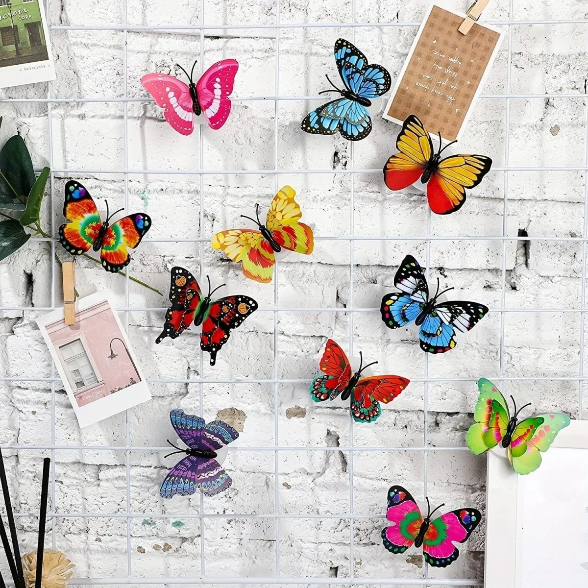 NovaFlutter 3D LED Butterfly Wall Sticker for Magical Night Lighting