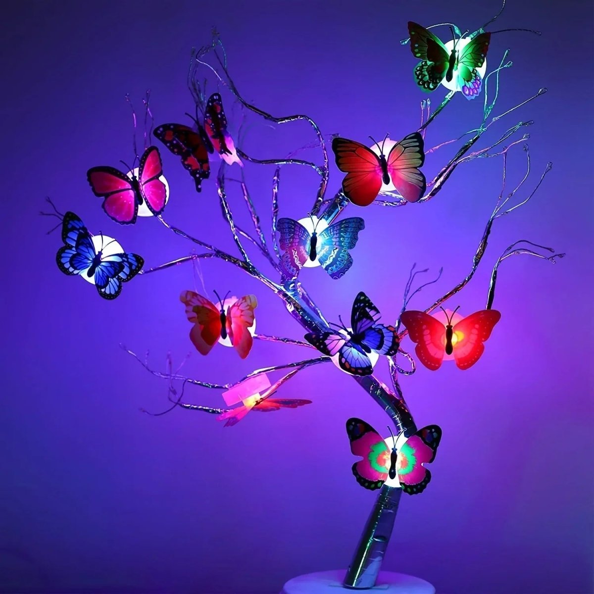 NovaFlutter 3D LED Butterfly Wall Sticker for Magical Night Lighting