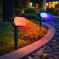 LumaVista Solar-Powered Landscape Spotlights With Adjustable Brightness