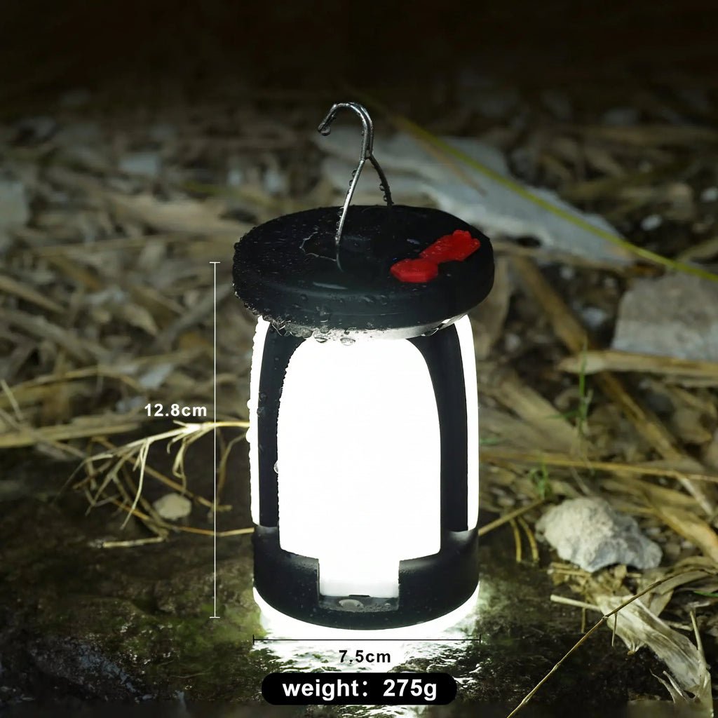 LumaPeak Solar USB Camping Lantern With Foldable 90 Degree Light Panels