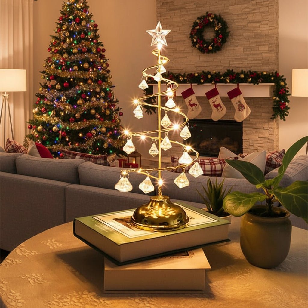 NovaGlow Elegant LED Juletræ med Varmt Lys til Festlig Stemning