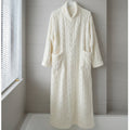 LunaHaven Classic Cotton Flannel Nightgown With Warm, Elegant Comfort