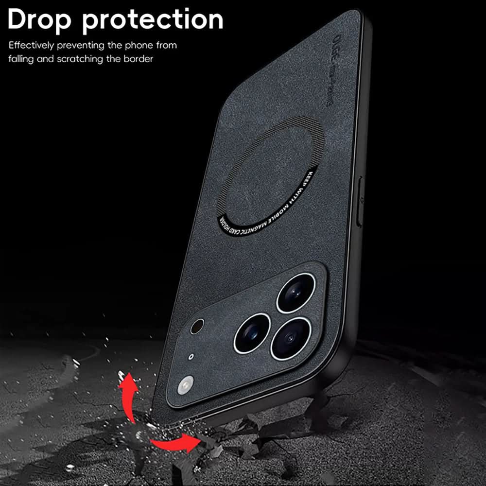 LuxeHide Premium Leather MagSafe Case for iPhone 11 to 17 Series