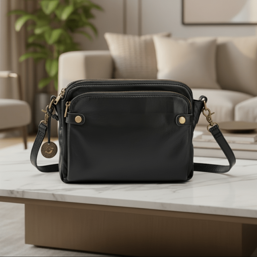 Aurelia Elegant Synthetic Leather Shoulder Bag For Everyday Style