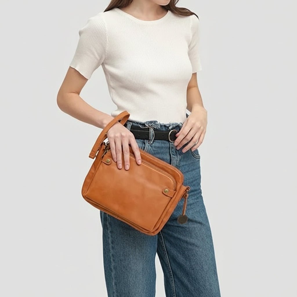 Aurelia Elegant Synthetic Leather Shoulder Bag For Everyday Style