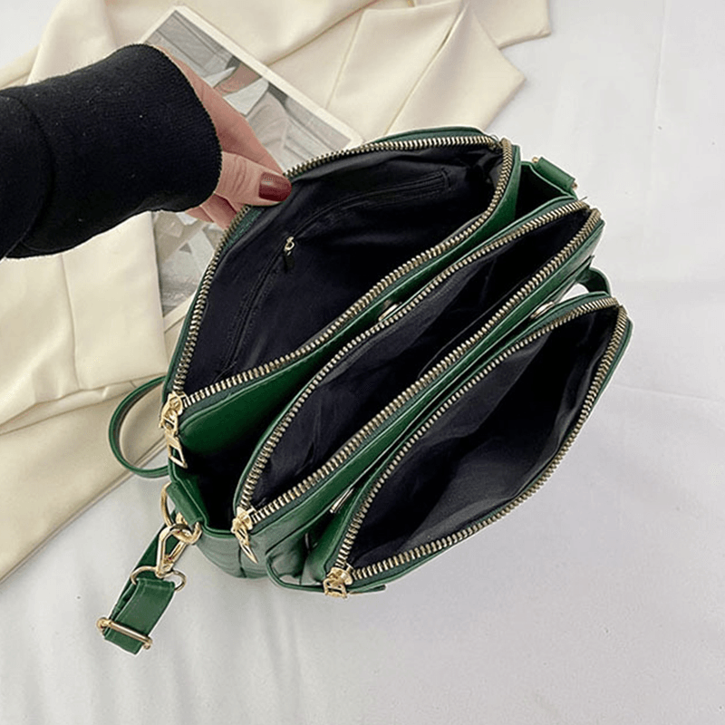 Aurelia Elegant Synthetic Leather Shoulder Bag For Everyday Style