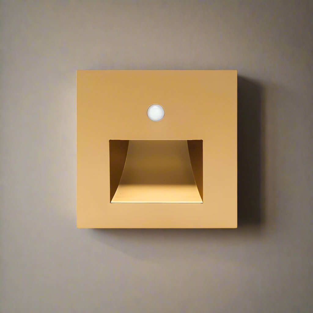 LumaGlow Durable LED Wall Light With Aluminum And Motion Sensor