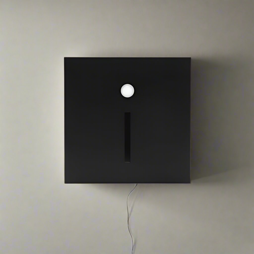 LumaGlow Durable LED Wall Light With Aluminum And Motion Sensor