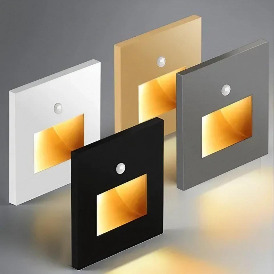 LumaGlow Durable LED Wall Light With Aluminum And Motion Sensor