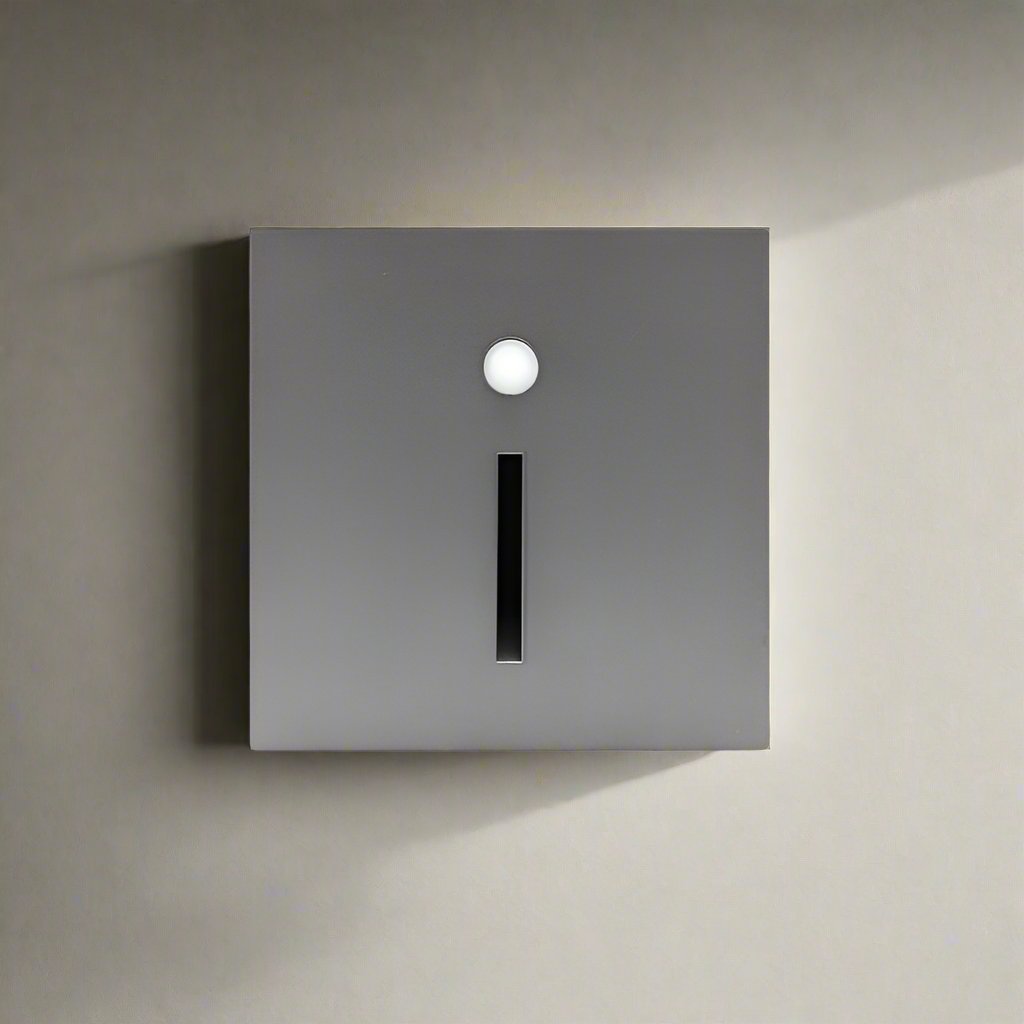 LumaGlow Durable LED Wall Light With Aluminum And Motion Sensor