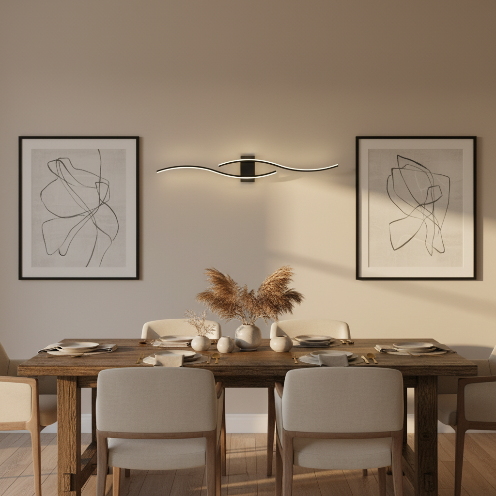NovaLume Contemporary LED Wall Light Fixture For Modern Indoor Spaces