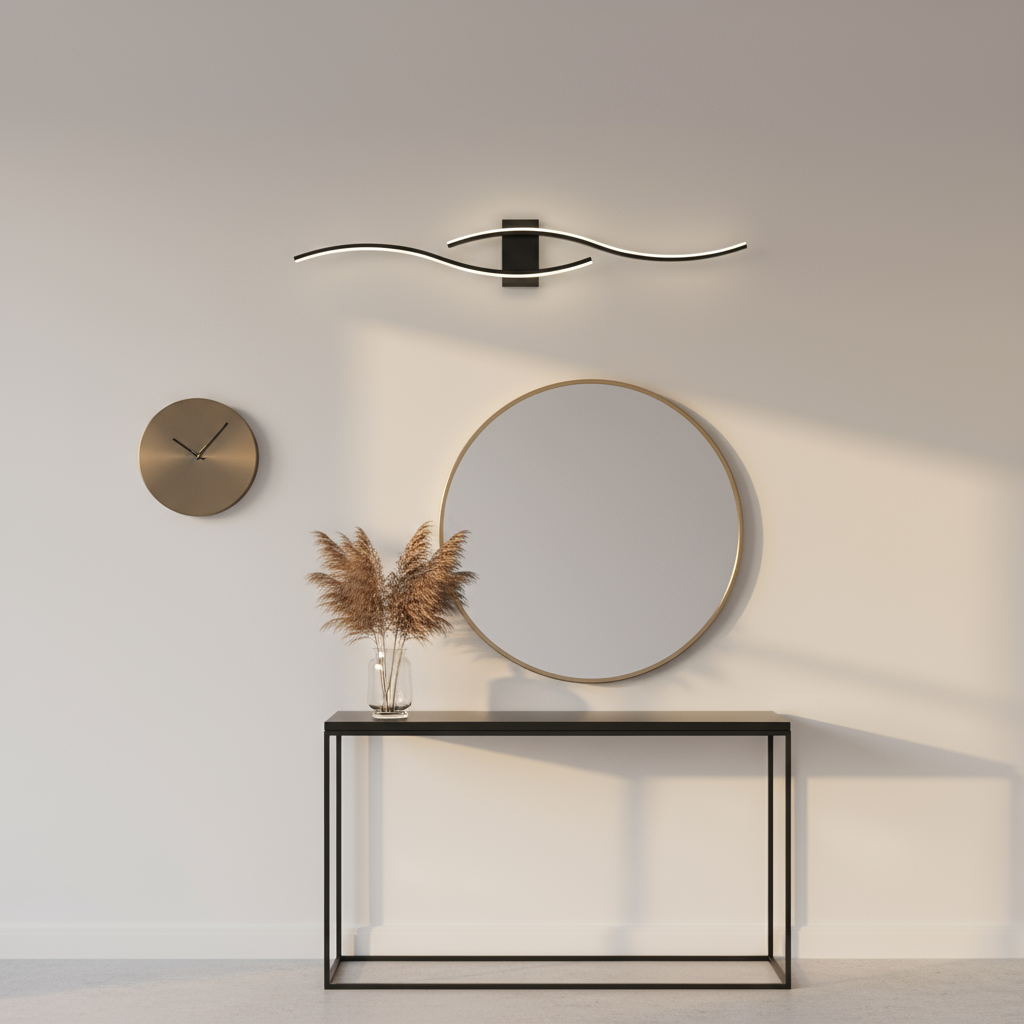 NovaLume Contemporary LED Wall Light Fixture For Modern Indoor Spaces