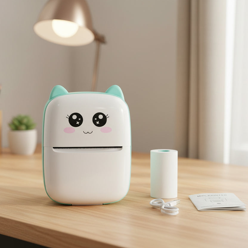 NovaLabel bærbar termisk etiketprinter med USB, Bluetooth og WiFi