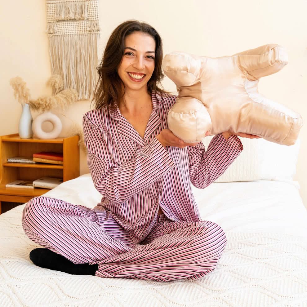 LumaSleep Ergonomic Pillow With Memory Foam For Restful Nights