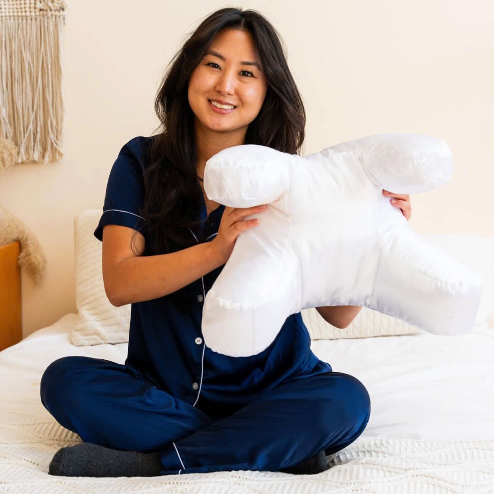 LumaSleep Ergonomic Pillow With Memory Foam For Restful Nights