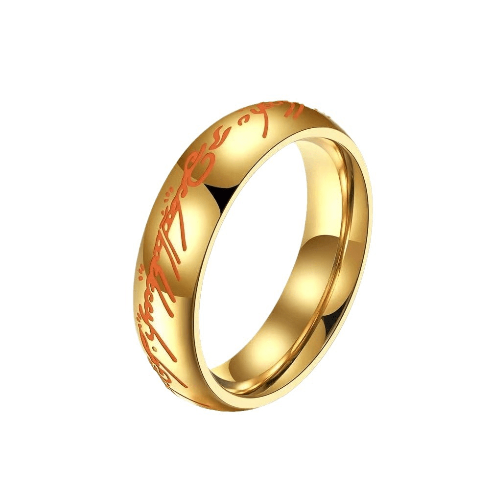 Astra Rune Ring Glowing Engraved Jewellery For Happiness And Positivity