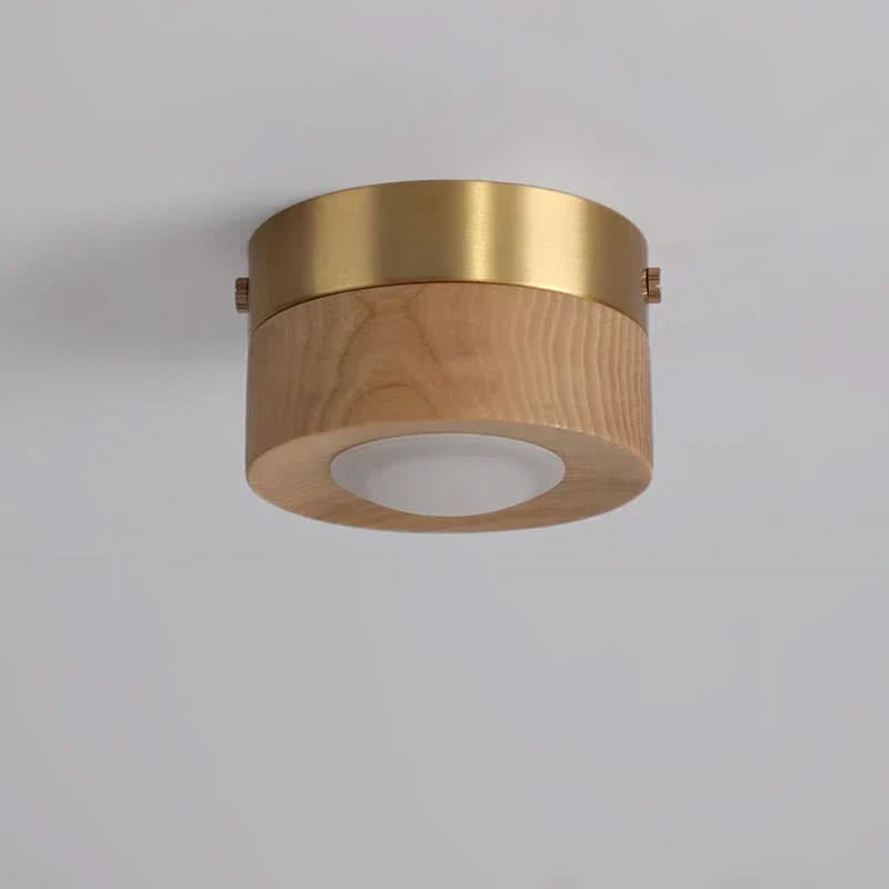 Stropní LED svítidlo ořech
